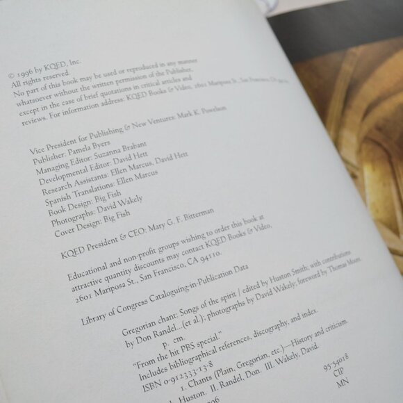 Gregorian Chant Songs of the Spirit - Picture 3 of 3
